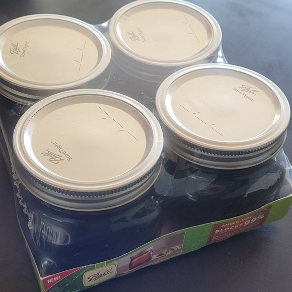 Amber Ball Canning pint jars New - Picture 6 of 6